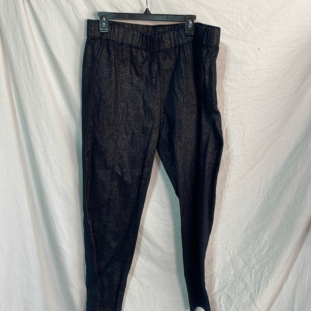 Soft Surrounding 1x glitter deep many pullon elastic waist slimmest leg nwot